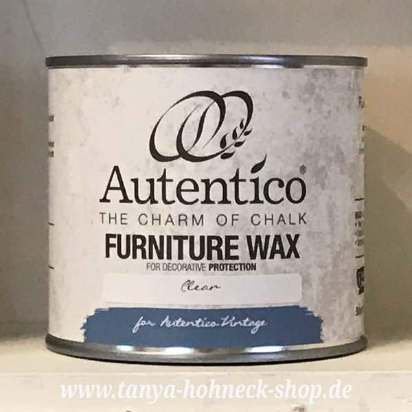 Wachs Autentico FURNITURE WAX Clear (farblos) Möbel Kreidefarbe