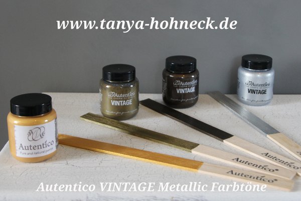 OLD GOLD METALLIC Autentico VINTAGE chalk paint