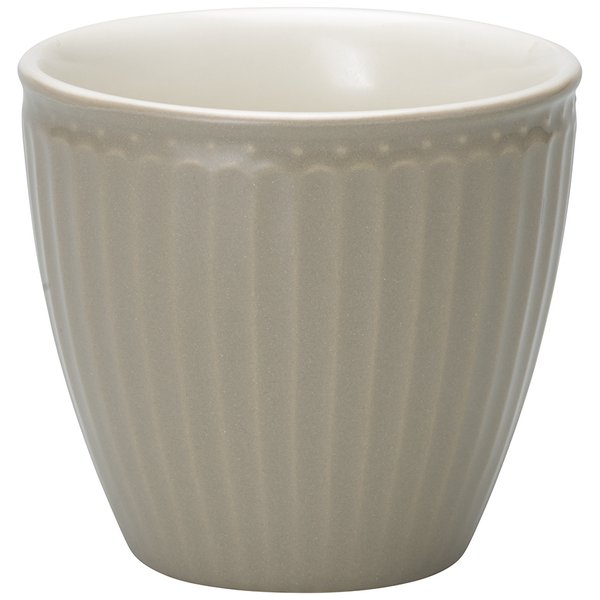 'Alice warm grey' Latte cup GREENGATE Kaffeebecher Everyday grau
