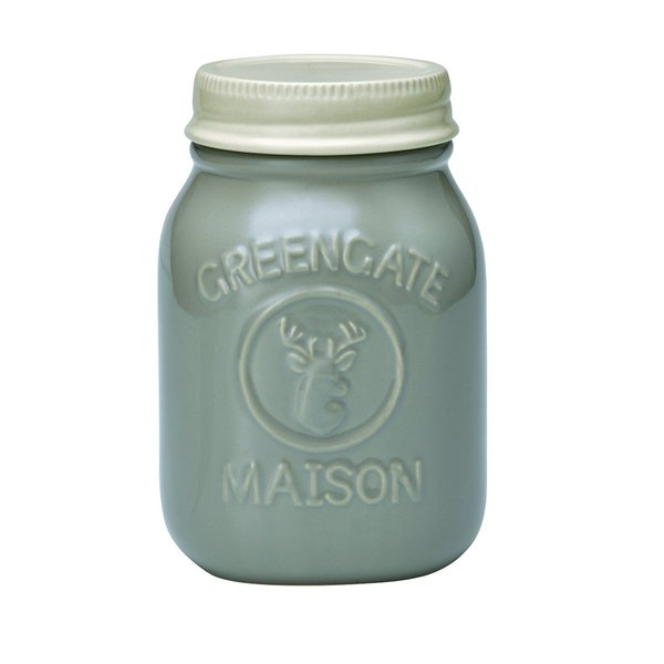 'Jar Maison warm grey' Vorratsdose by GREENGATE H19cm grau