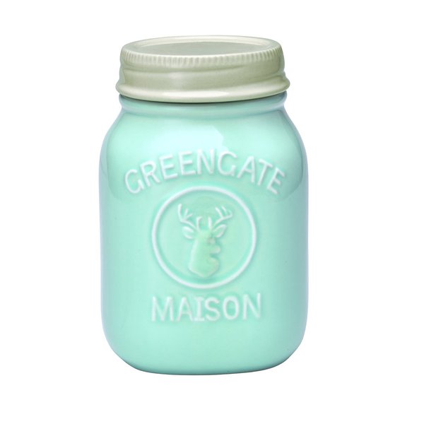 'Jar Maison mint' Vorratsdose by GREENGATE H19cm Mint Hellblau