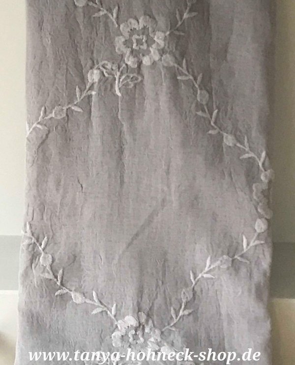 Gardine van Deurs Stickerei 'Ruby' Vorhang 100%Polyester Grau