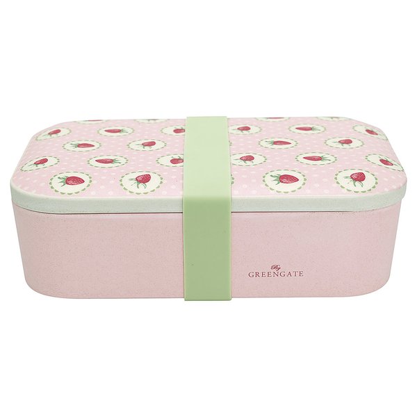 'Strawberry pale pink' Lunch box Dose by GREENGATE rosa Erdbeer