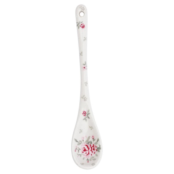 'Flora white' Löffel 'Spoon' by GREENGATE Porzellan Blumen