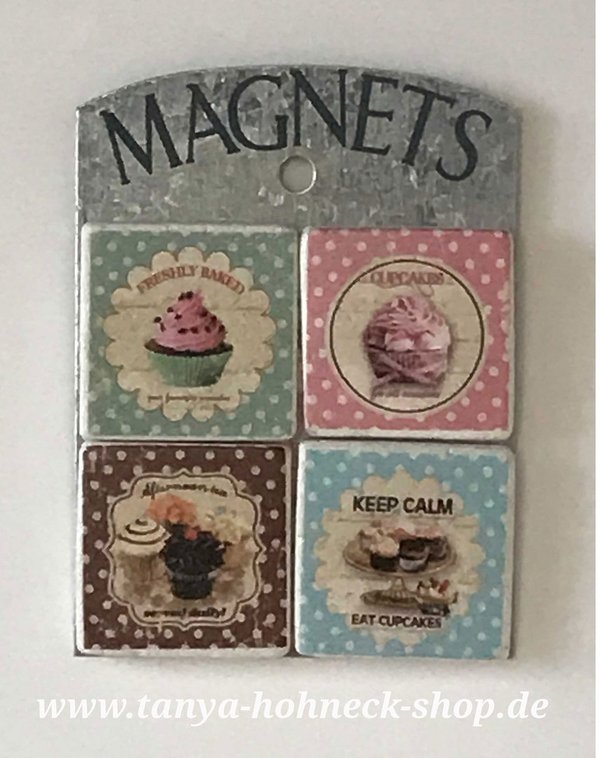 'Magnets Cupcakes' Muffin Kühlschrank Magnete van Deurs Danmark