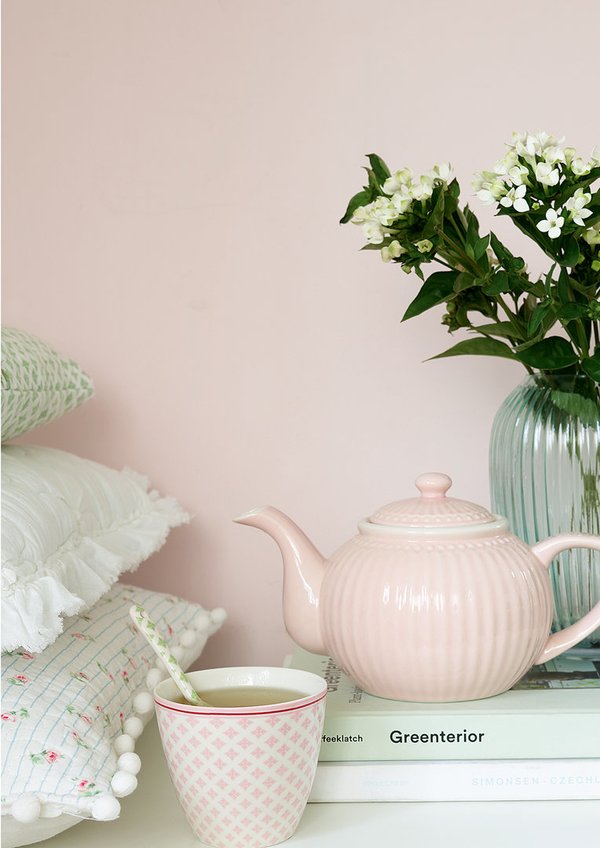 'Alice pale pink' Teapot by GREENGATE Teekanne Everyday rosa