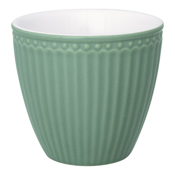 'Alice dusty green' Latte cup by GREENGATE Kaffeebecher Everyday