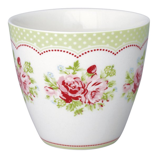 'Mary white' Latte cup by GREENGATE Kaffeebecher