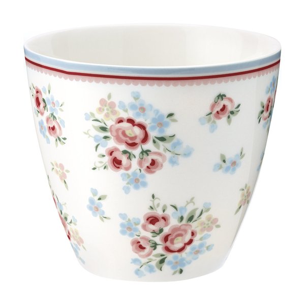 'Nicoline white' Latte cup by GREENGATE Kaffeebecher