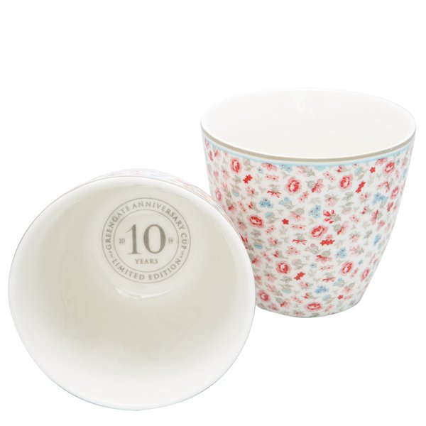 'Tilly white' LIMITED EDITION!!! Latte cup by GREENGATE anniversary Kaffeebecher