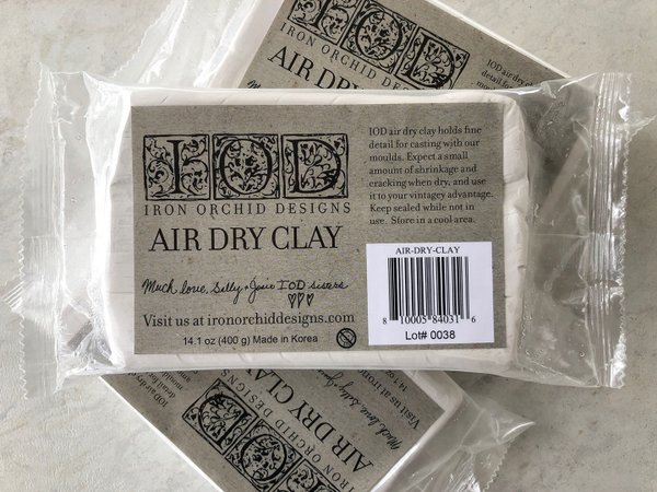 IOD AIR DRY CLAY Modellier Papier Ton lufttrocknend extra soft!