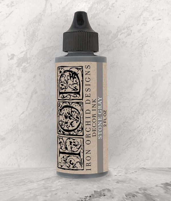 IOD Decor Ink Stone Grey Stempelfarbe Grau DEC-INK-STO, 60ml