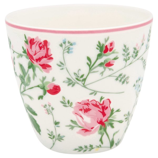 'Constance white' Latte cup by GREENGATE Kaffeebecher